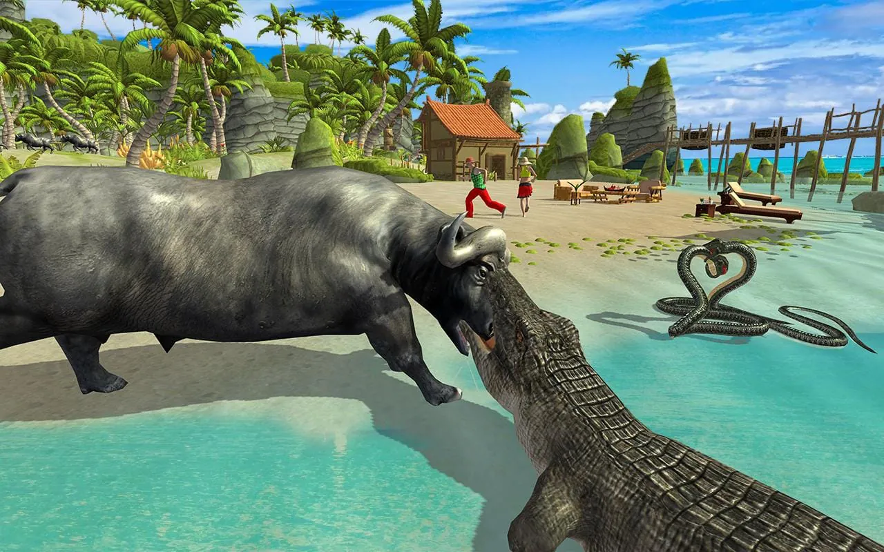 Hungry Crocodile 2 Shark Games
