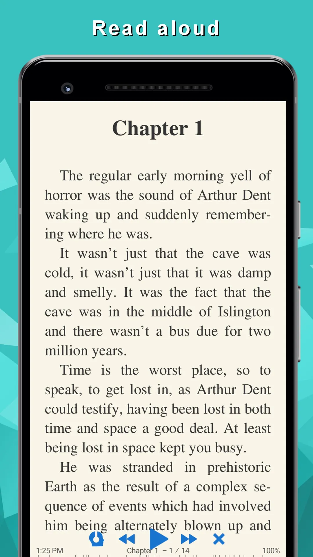 TTS Reader: reads aloud books