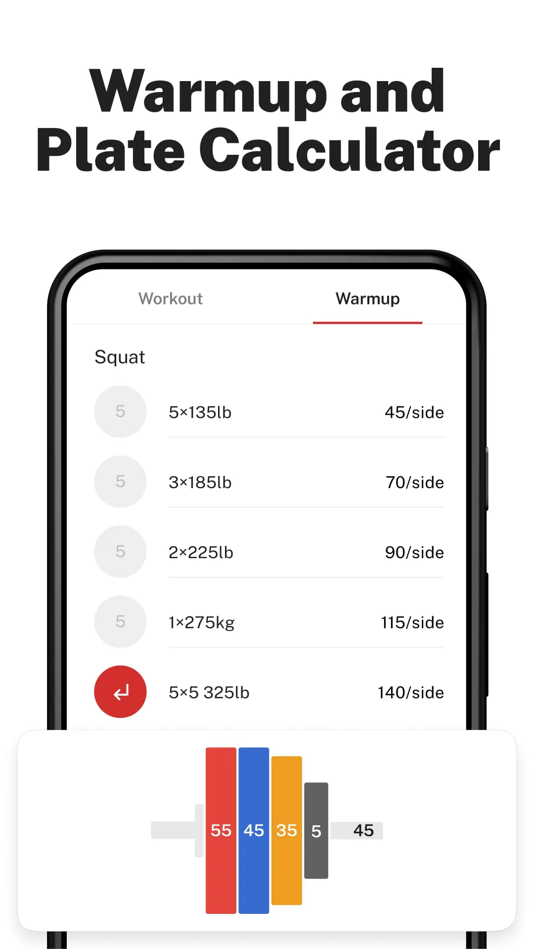 StrongLifts Weight Lifting Log