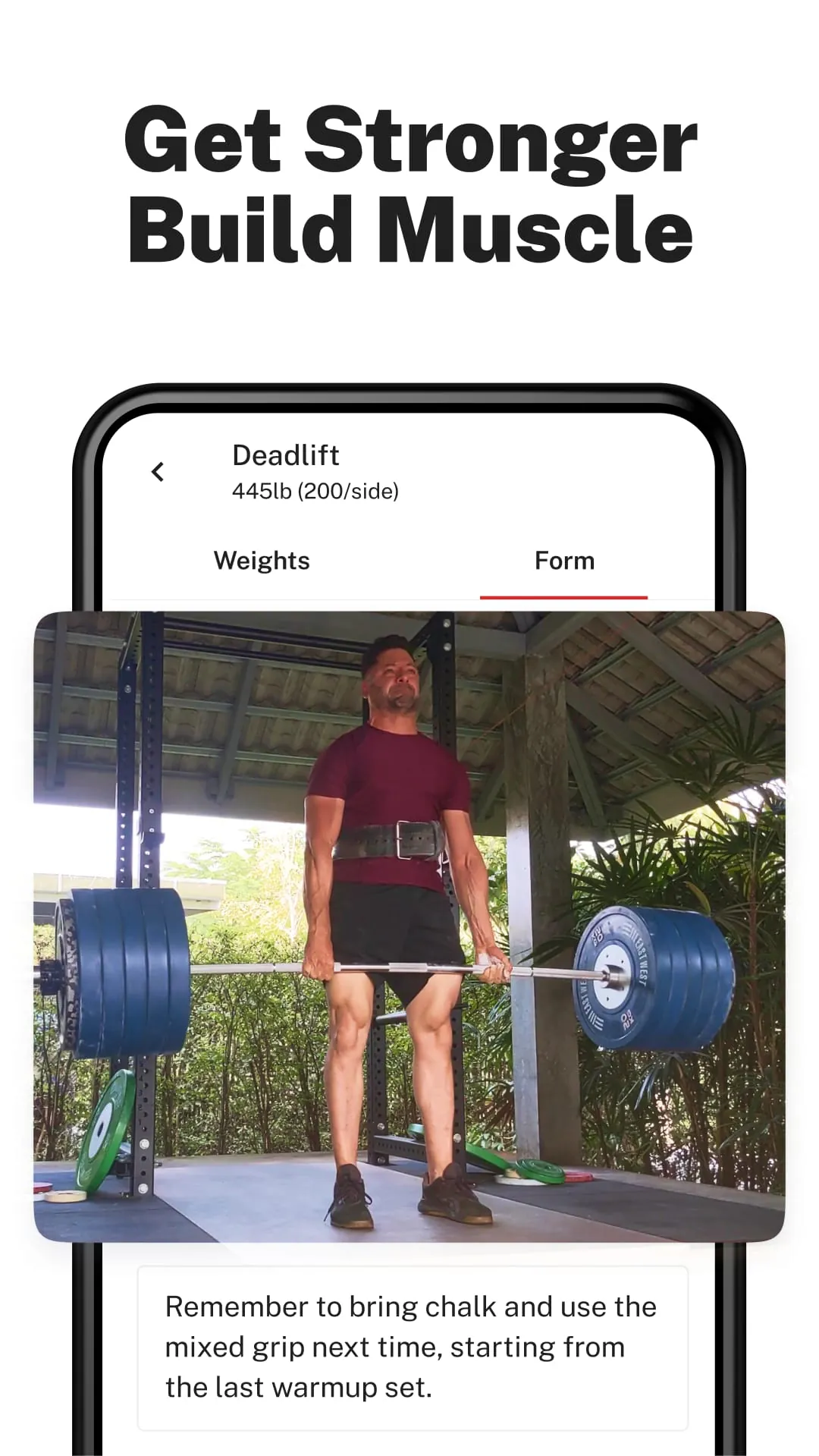 StrongLifts Weight Lifting Log