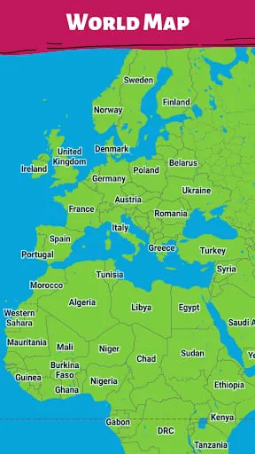 All Countries - World Map