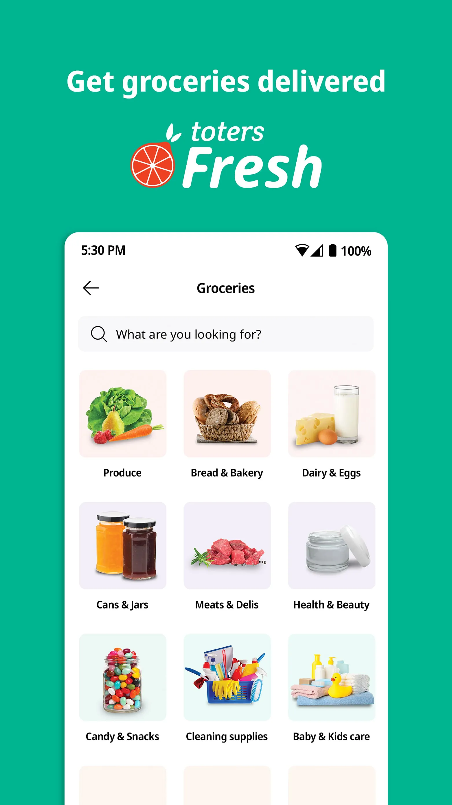 Toters: Food Delivery & More