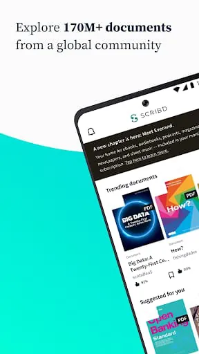 Scribd: 170M+ documents
