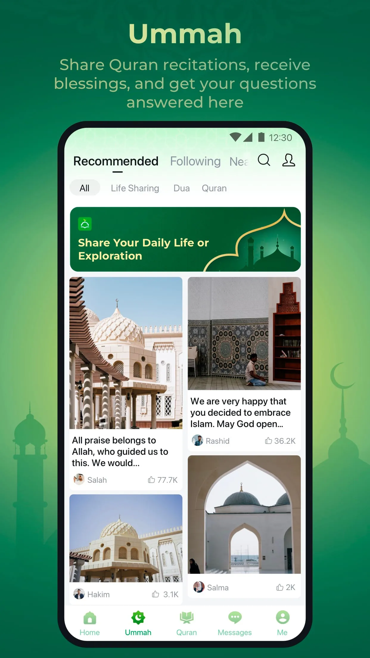 WeMuslim: Athan, Qibla&Quran