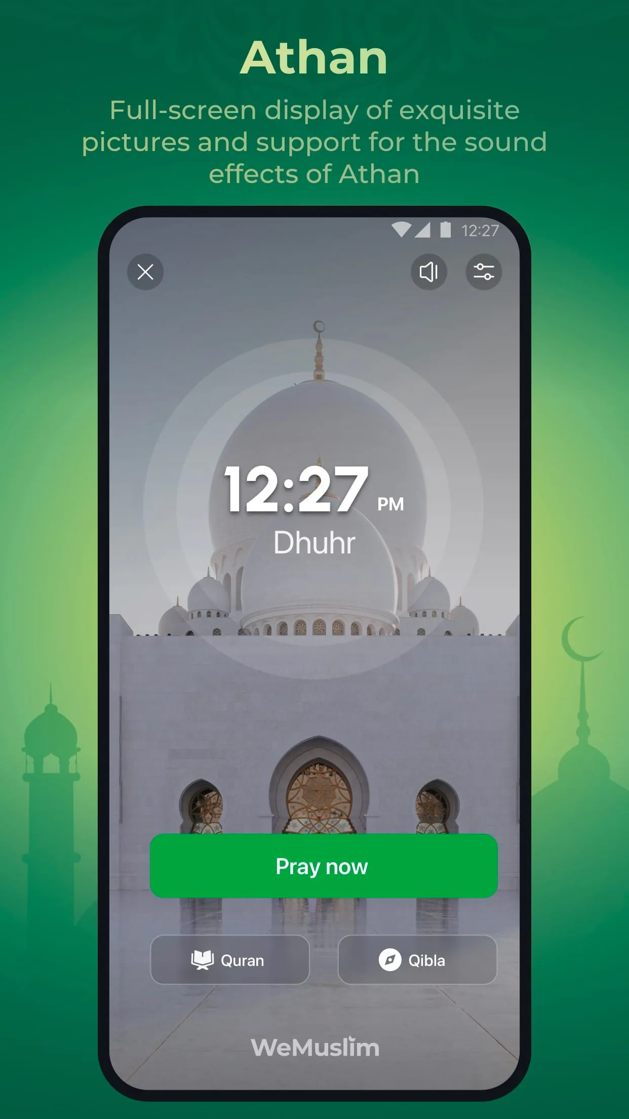WeMuslim: Athan, Qibla&Quran