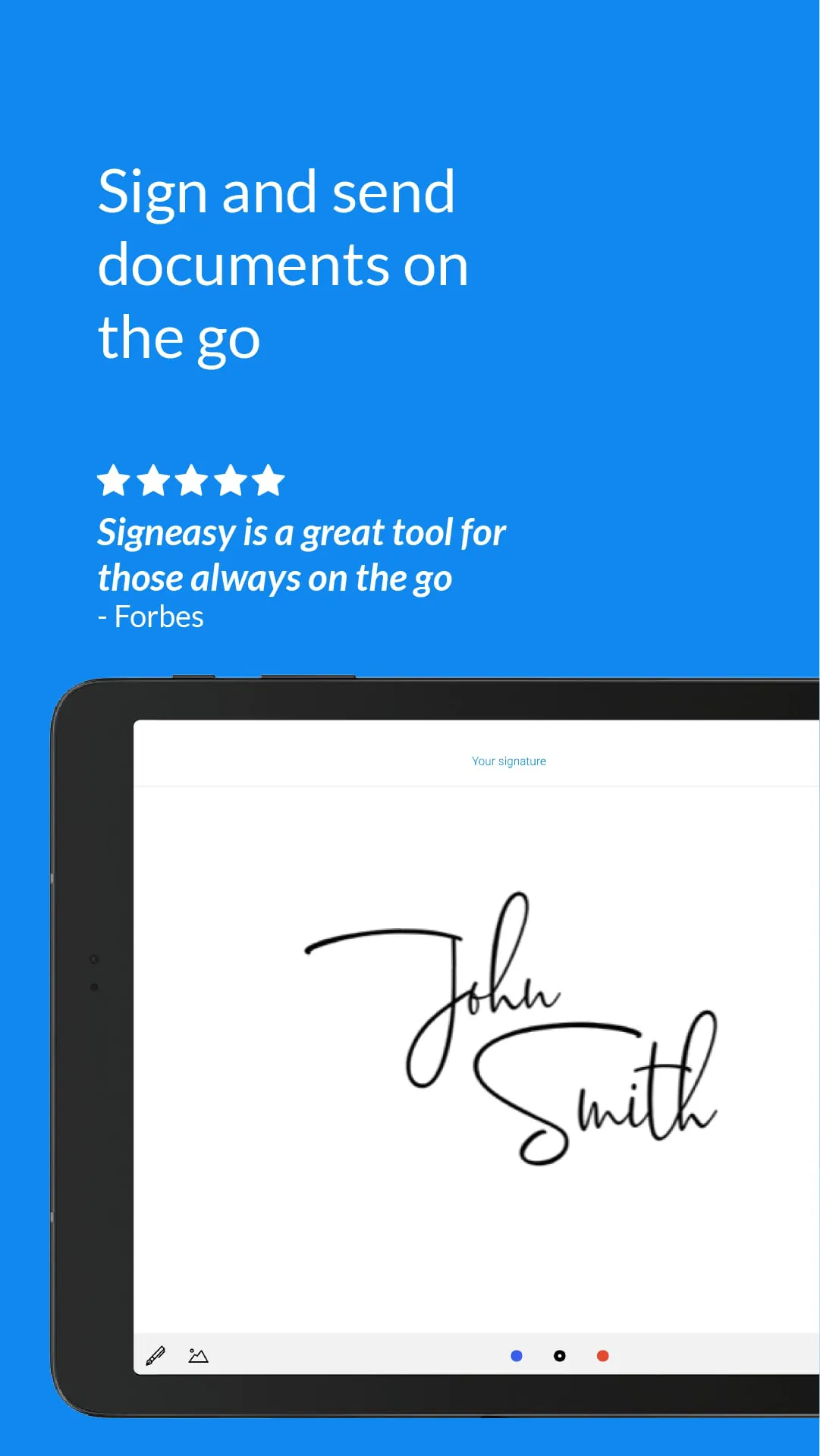 Sign and Fill Docs: Signeasy
