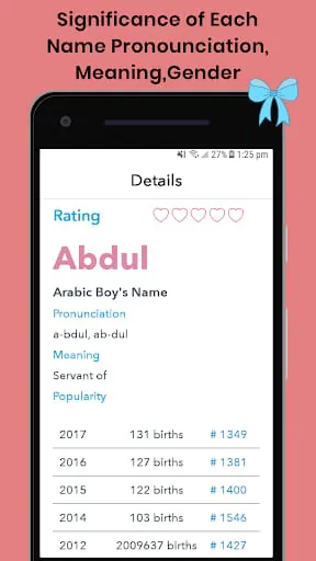 Bump - Baby name with meanings