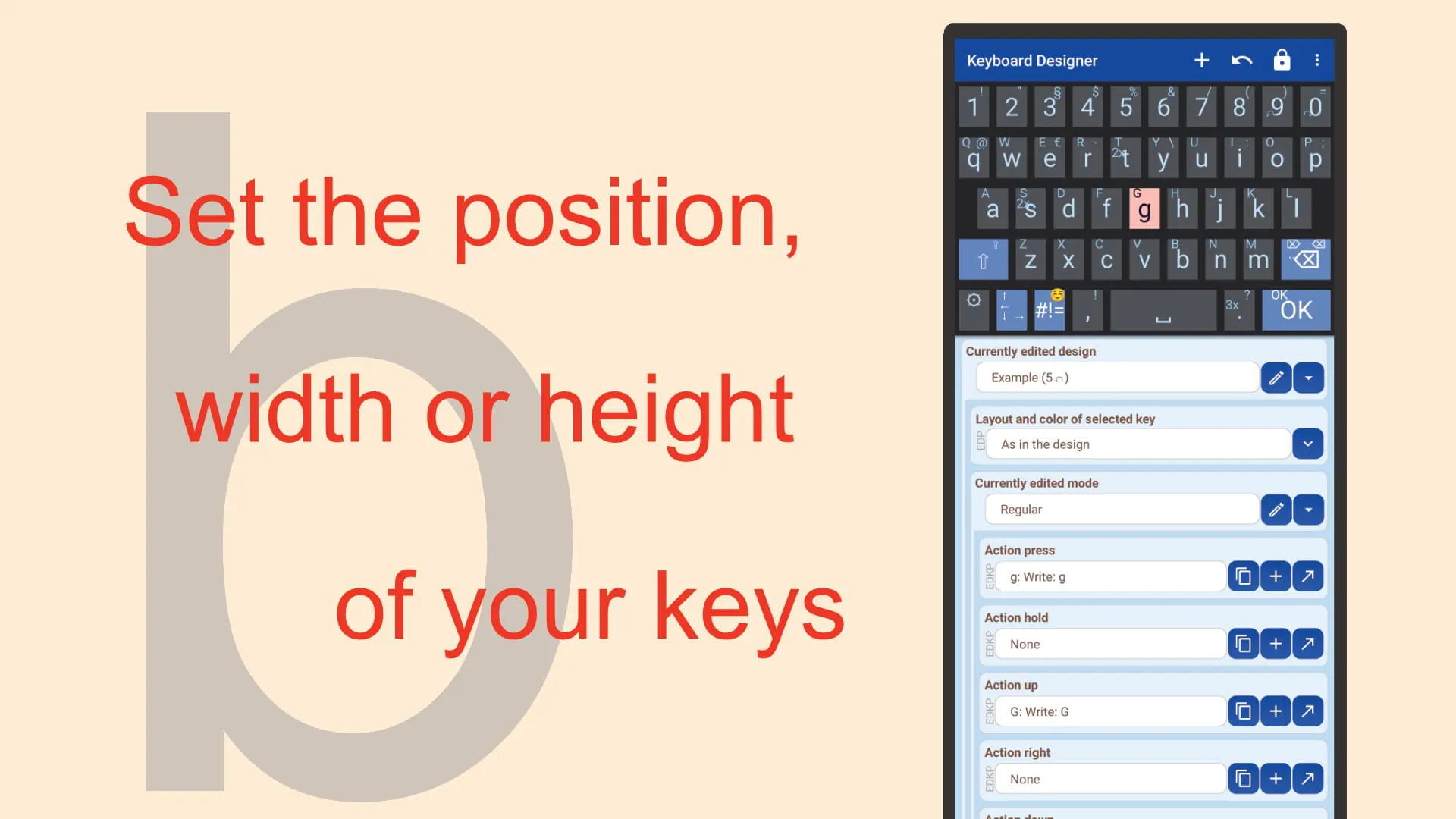 Keyboard Designer: Keyboard