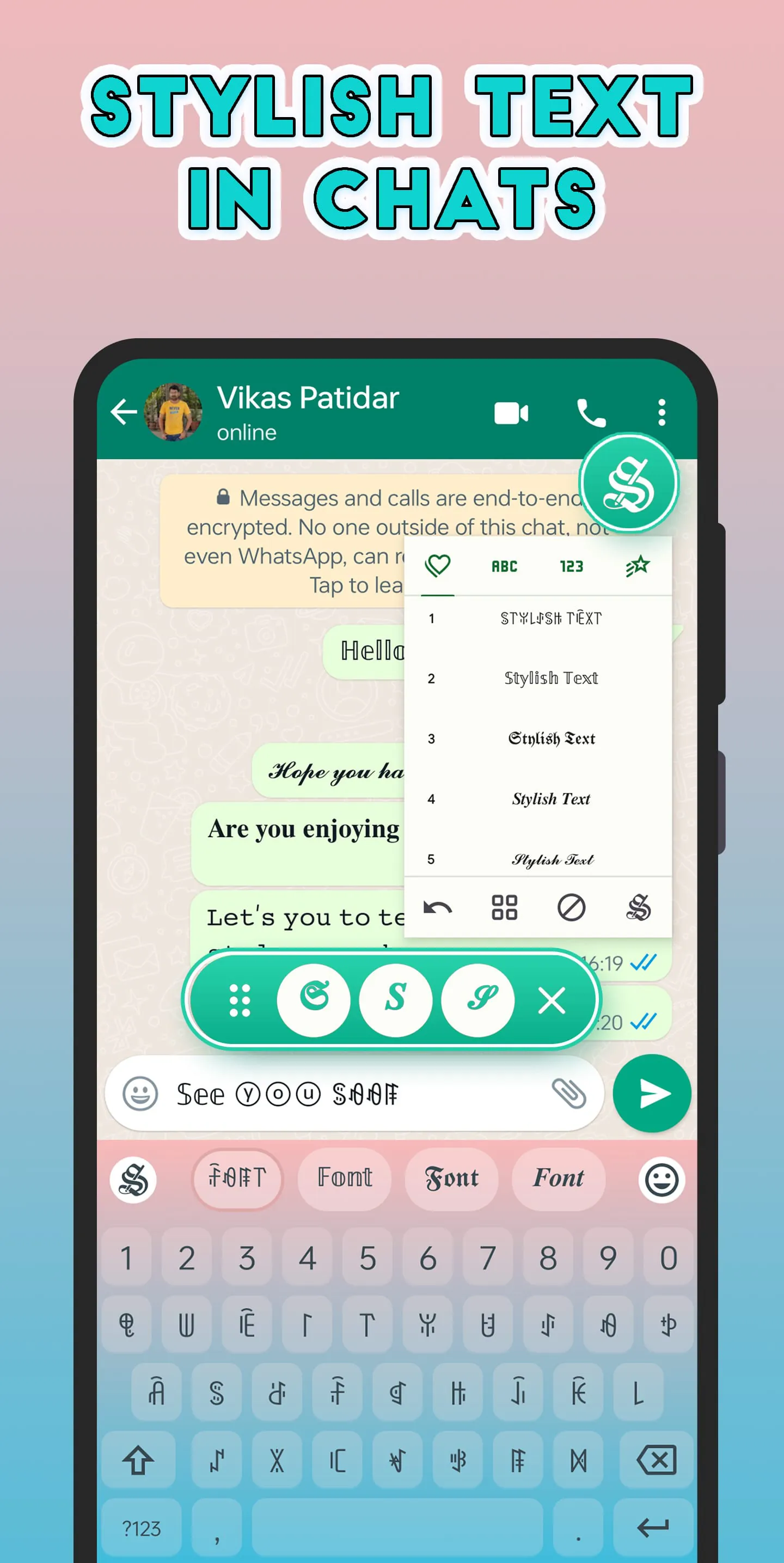 Stylish Text - Fonts Keyboard