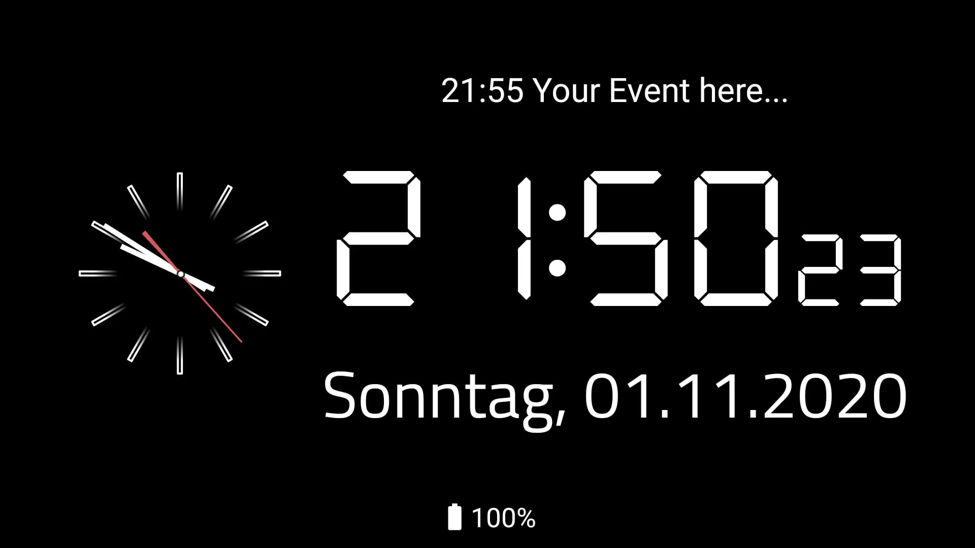Clock Screensaver