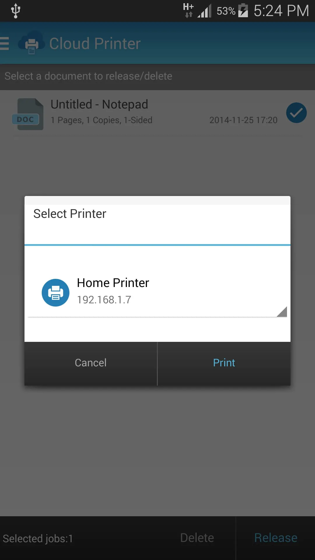Cloud Print - Canon, Epson, HP