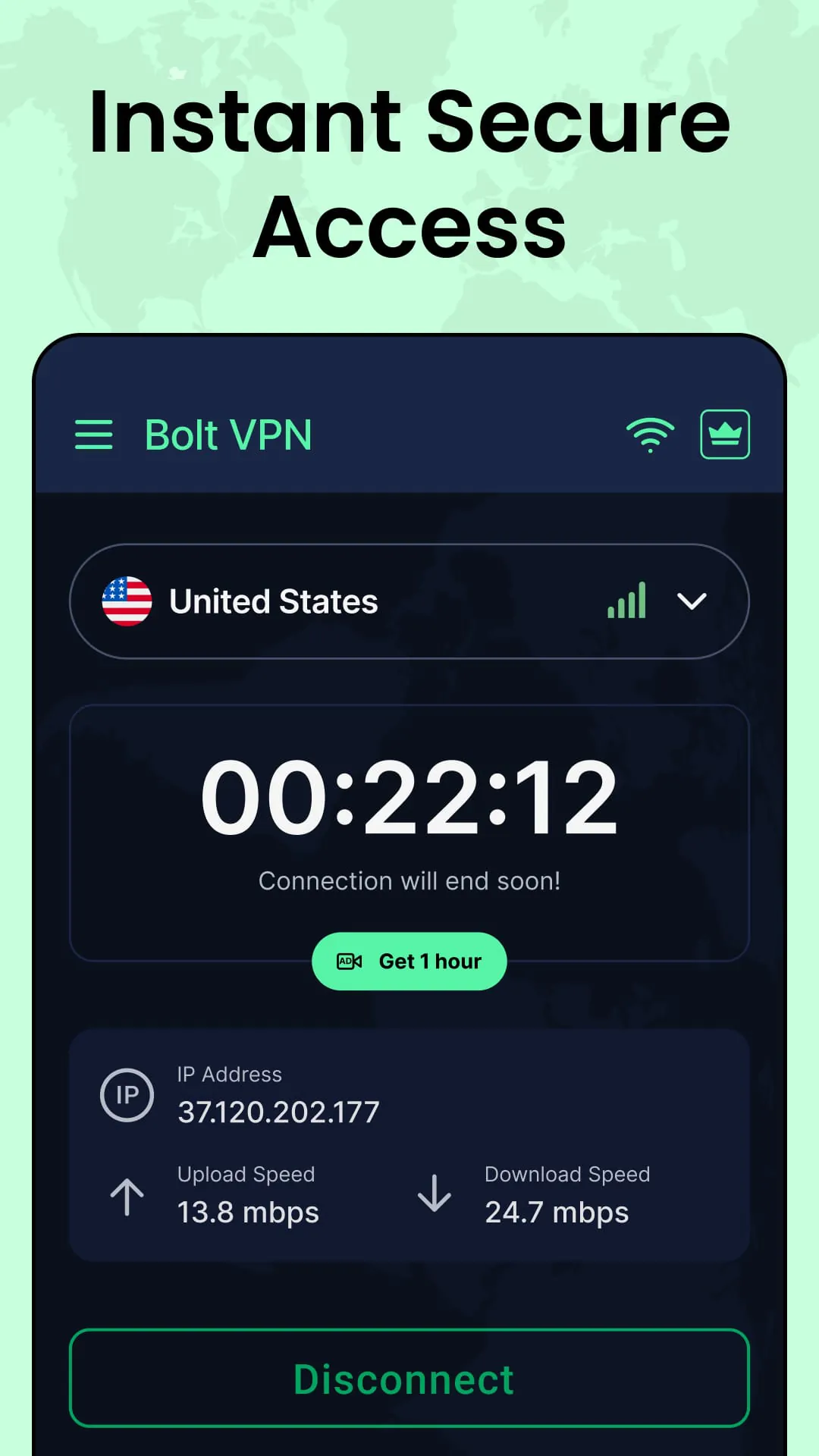 Bolt VPN - Super VPN Proxy