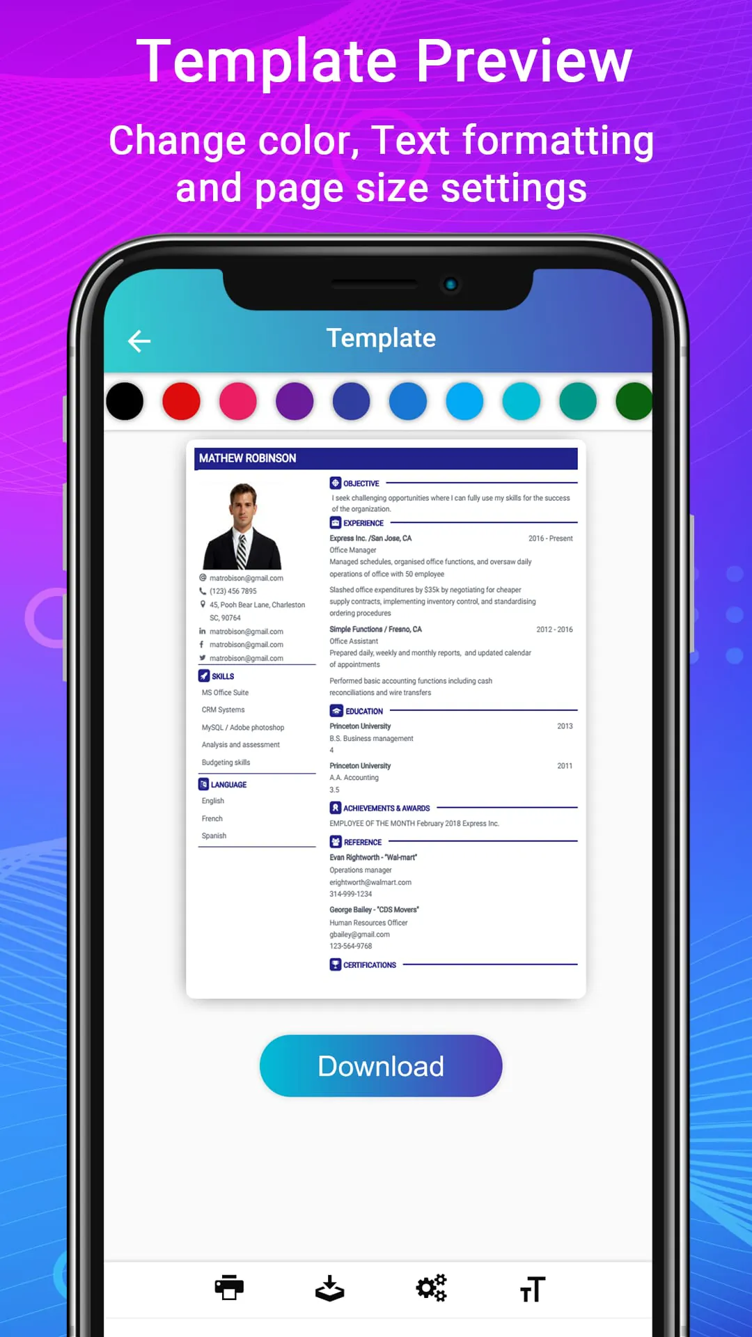 Resume - Intelligent CV maker