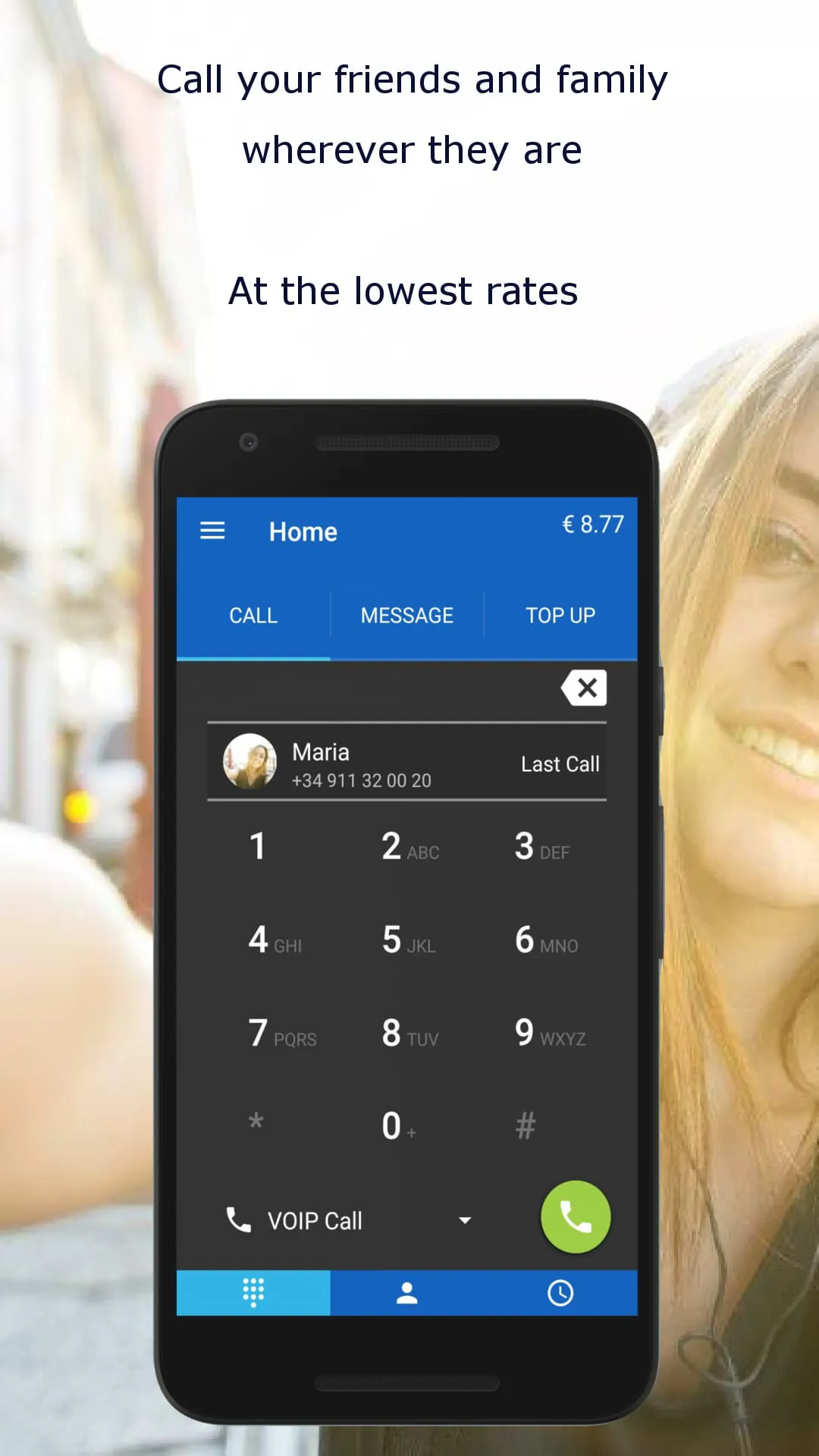 MobileVOIP international calls