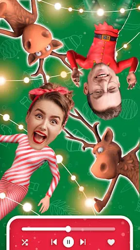 Dance with your face Christmas