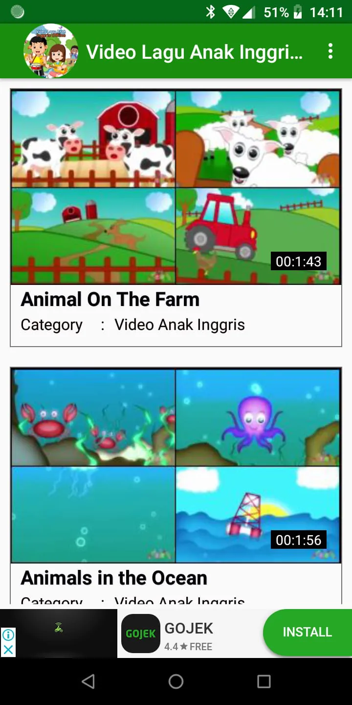 Offine Kids Song Video