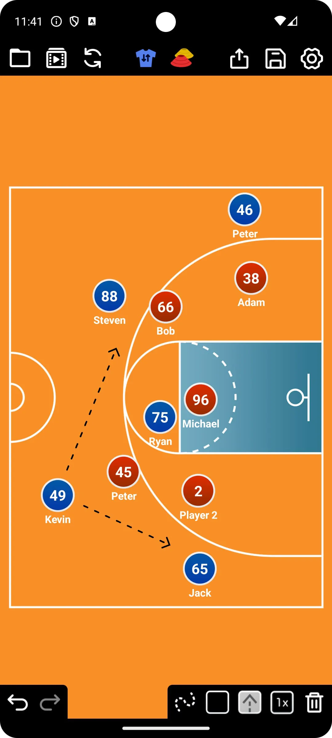 Coach Tactic Board: Basketball