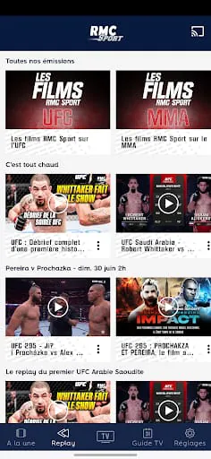 RMC Sport – Live TV, Replay