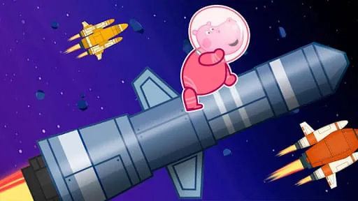 Space for kids. Adventure game