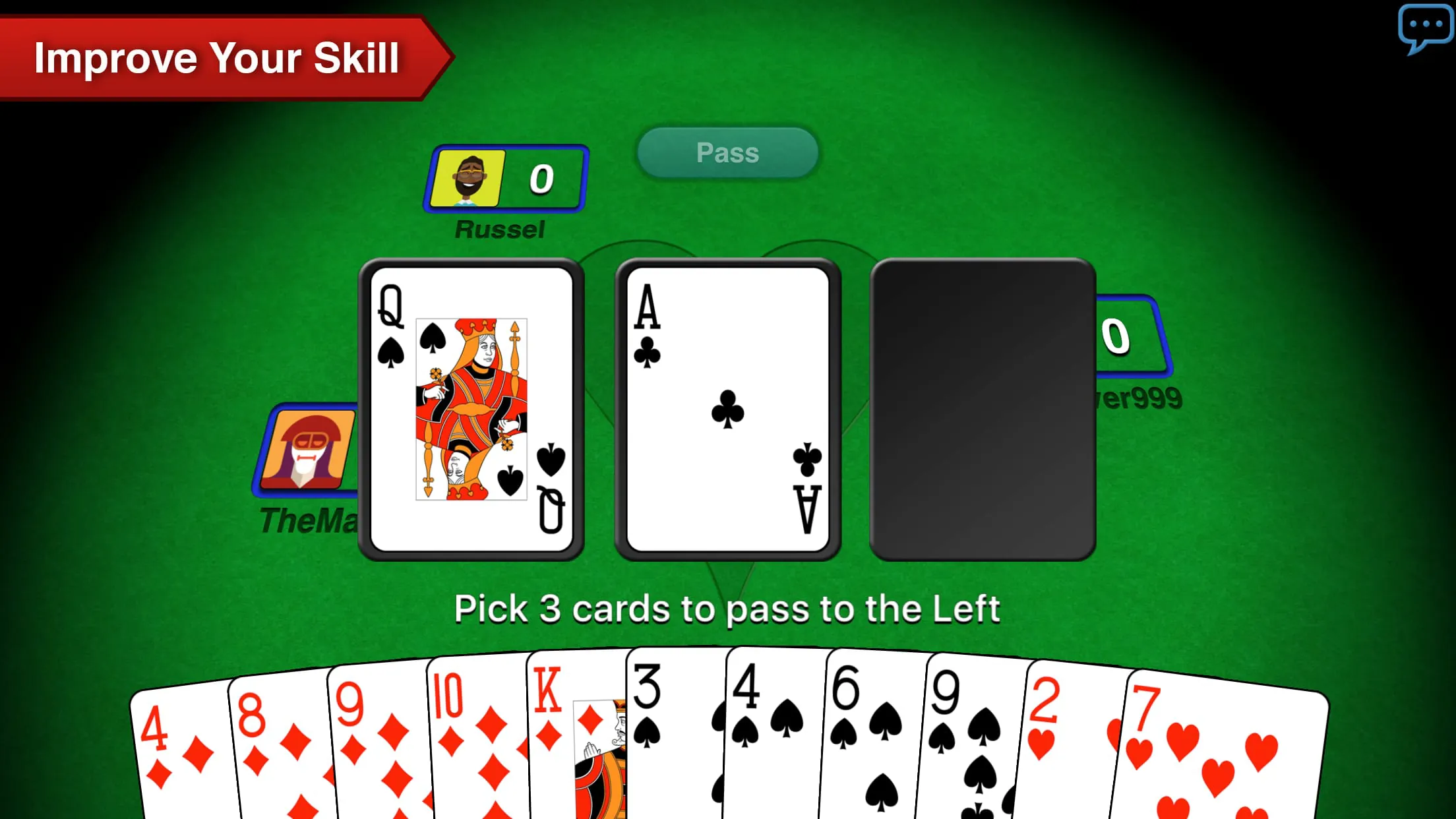 Hearts + Classic Card Game