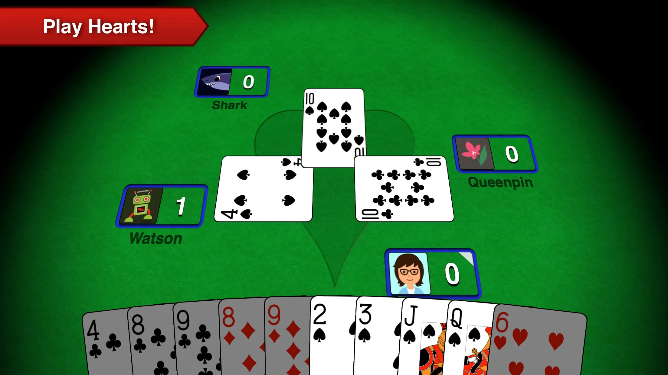 Hearts + Classic Card Game