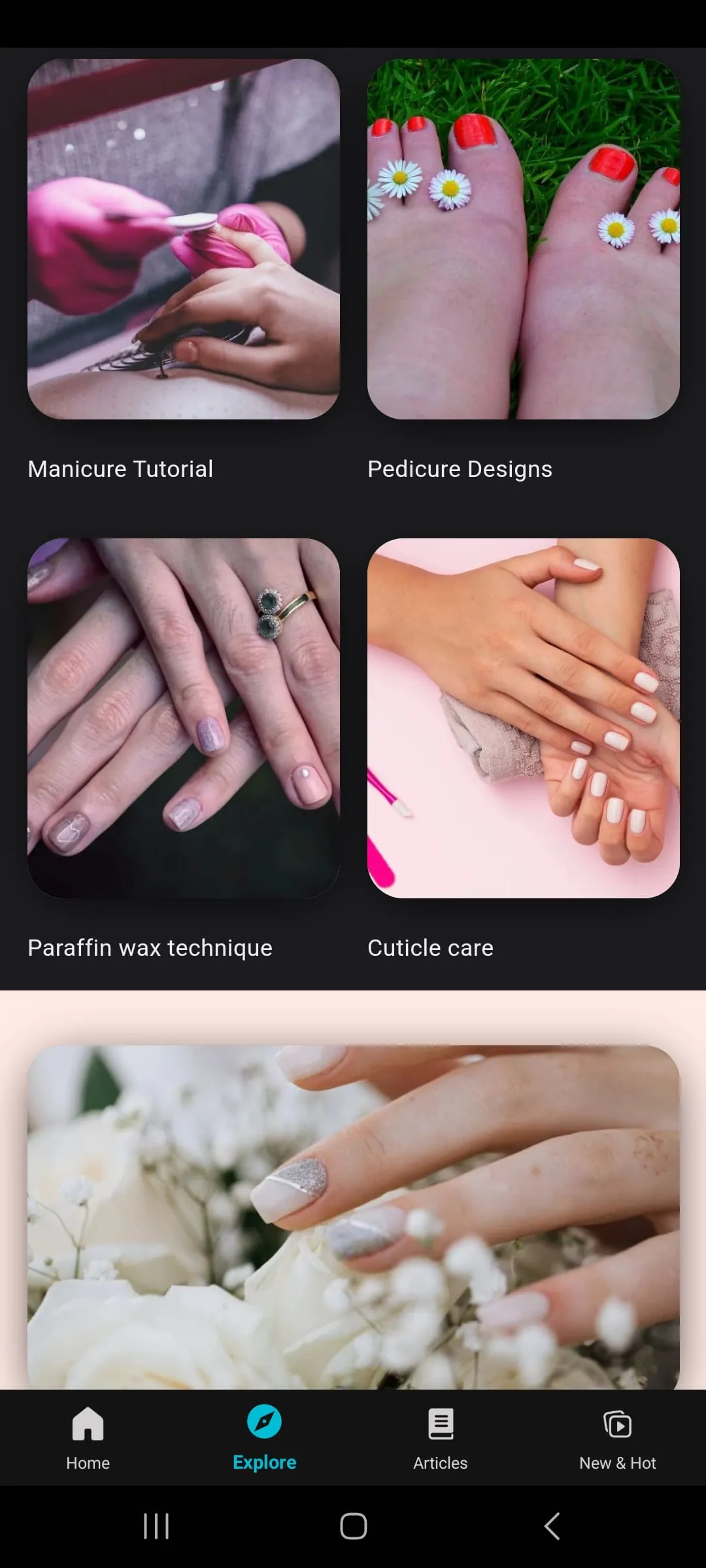 Pedicure and Manicure spa