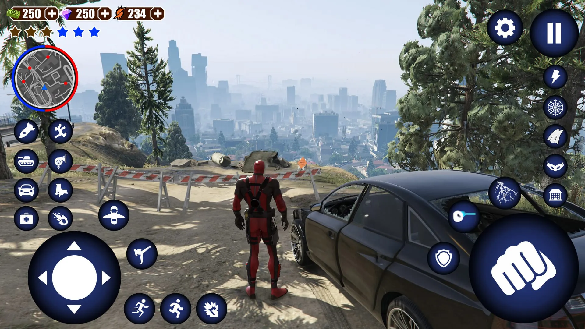Miami Rope Hero Spider Game 2