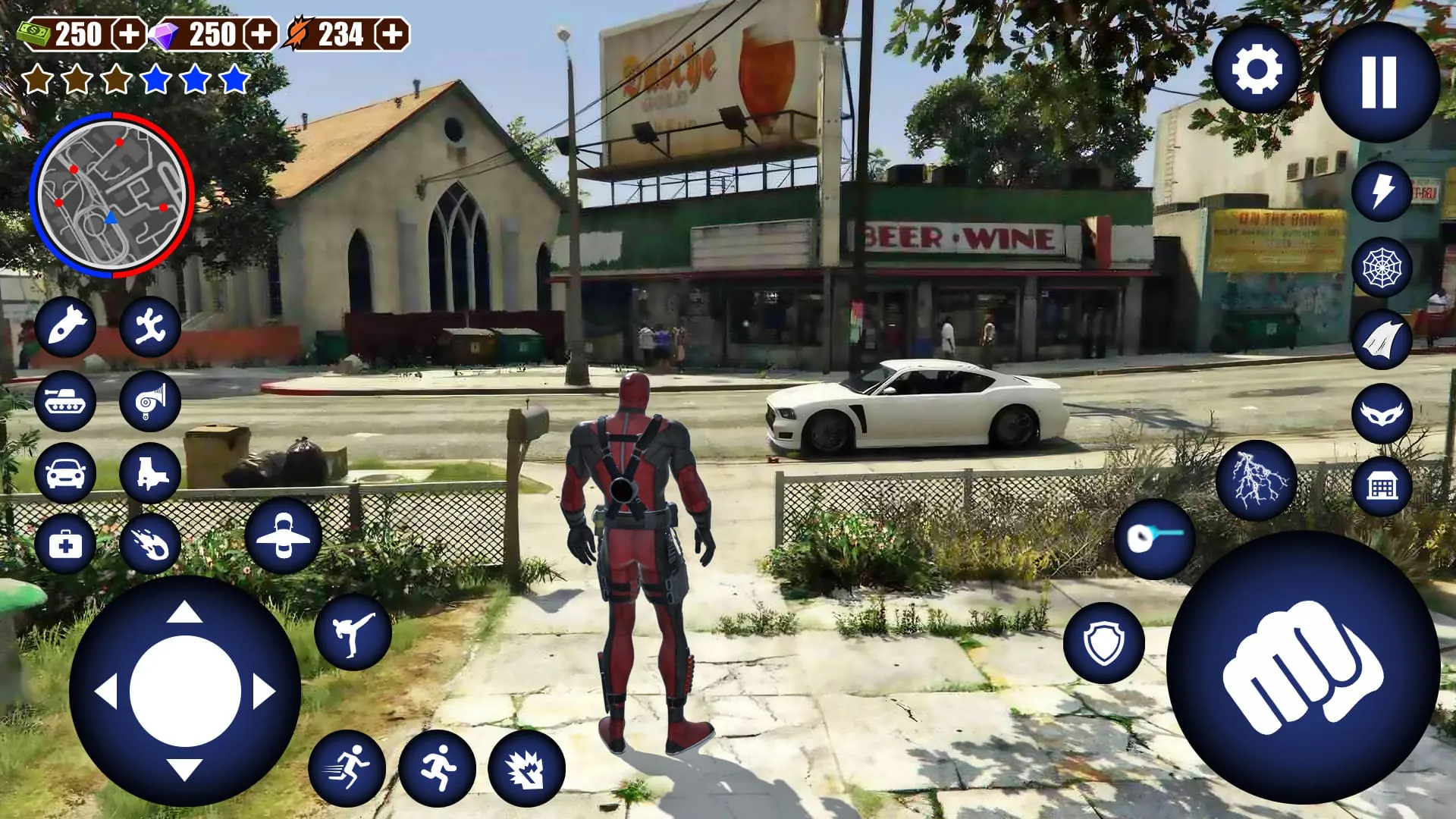 Miami Rope Hero Spider Game 2