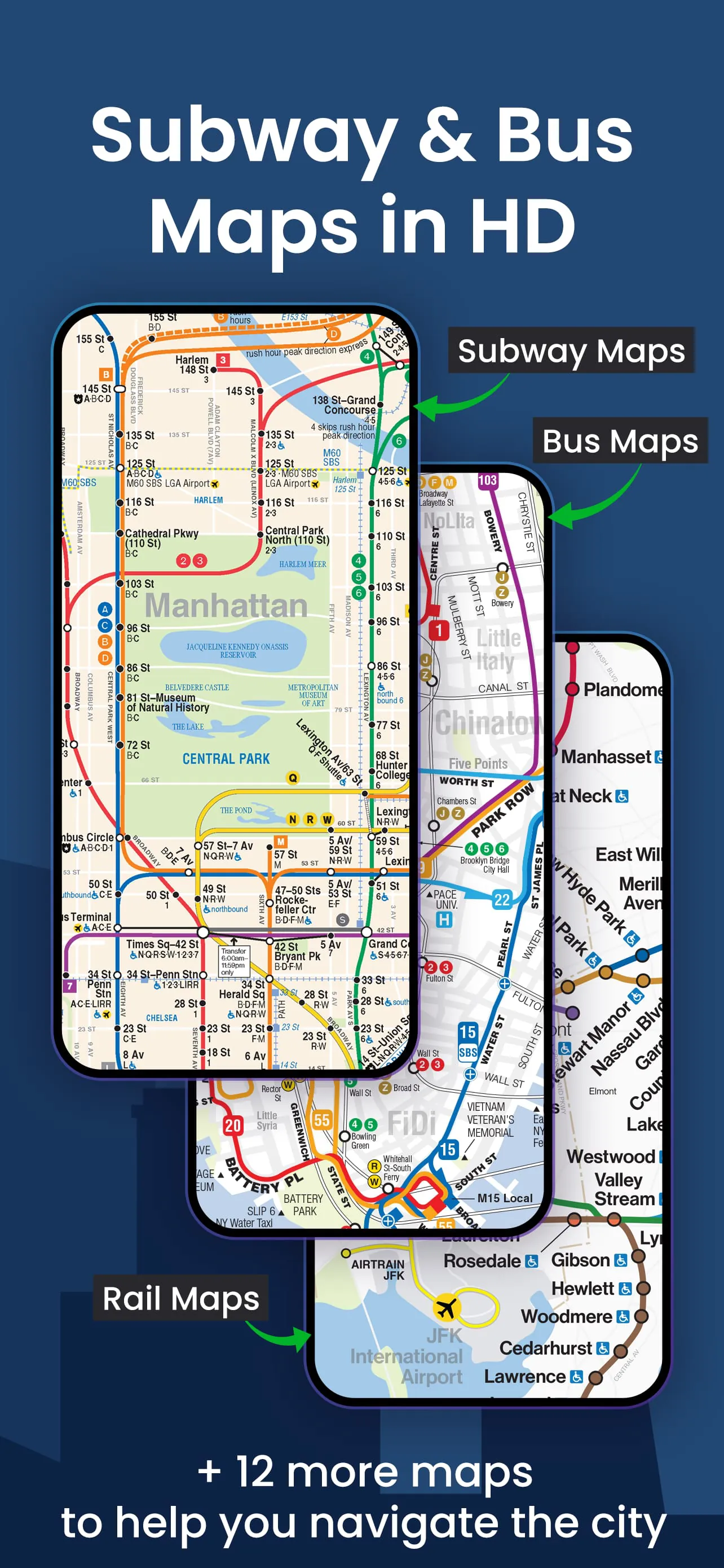 NYC Subway Bus LIRR MNR - MTA