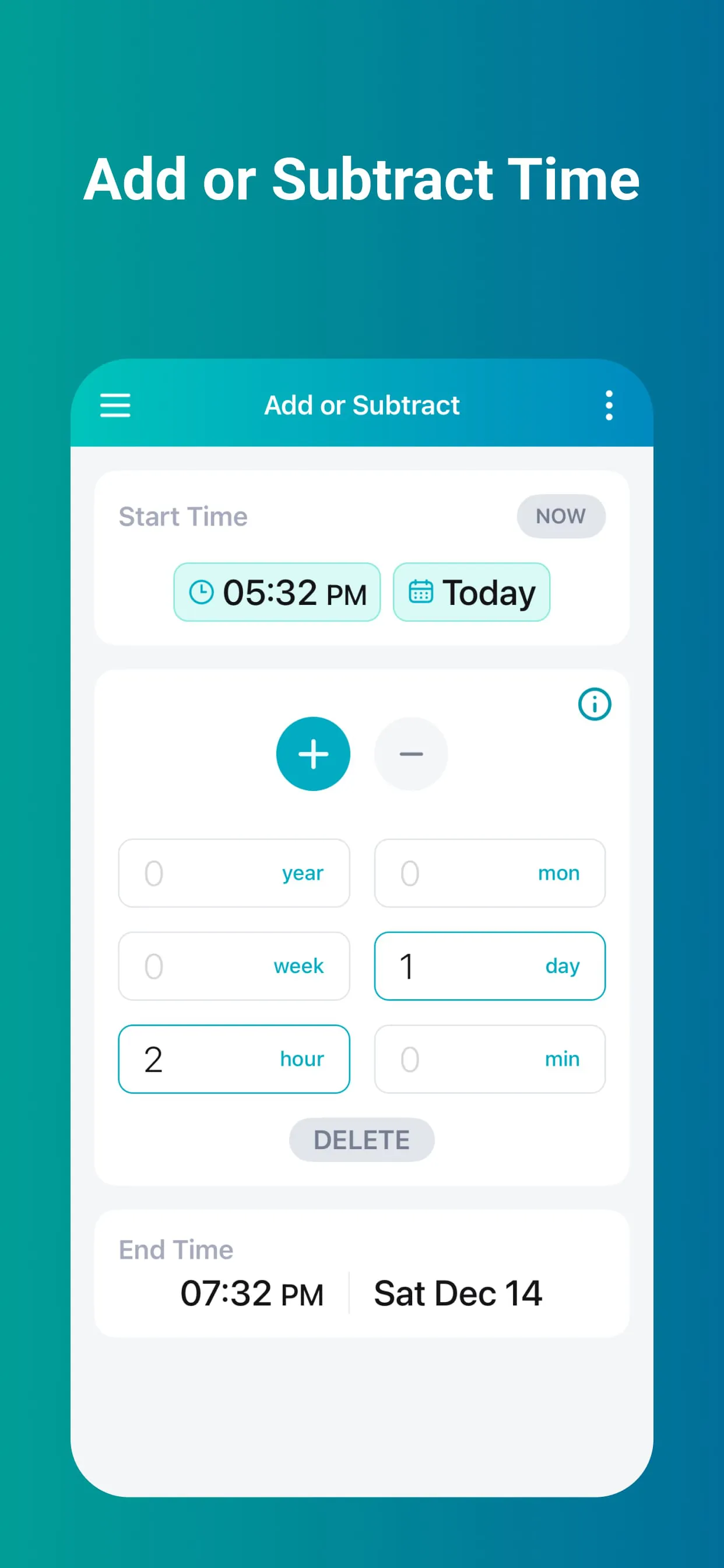 Time Calculator