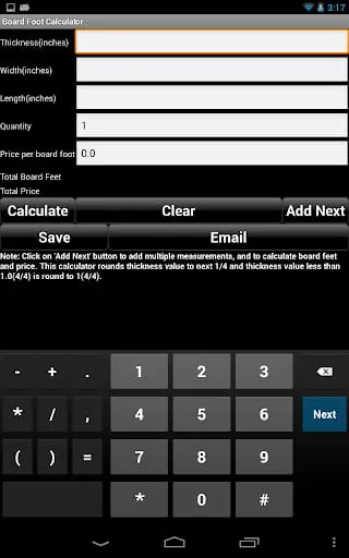 Handyman Calculator