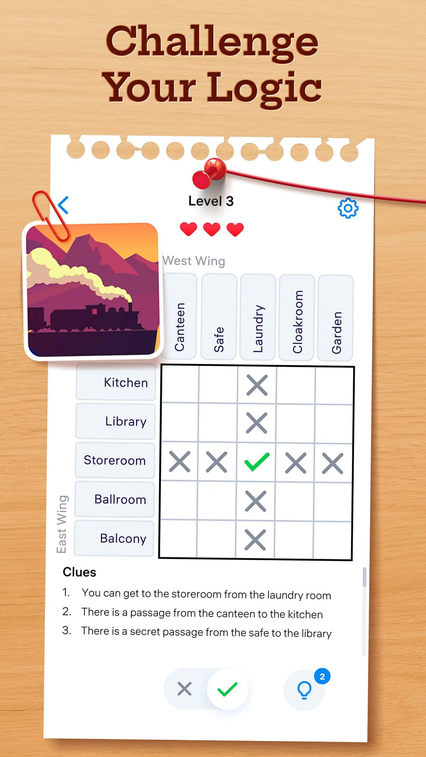 Logic Puzzles - Brain Riddles