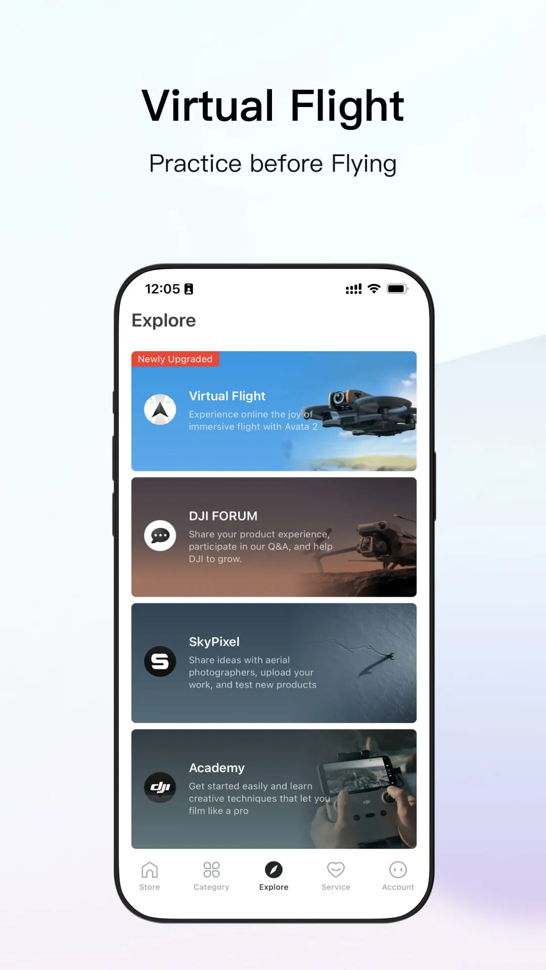 DJI Store - Try Virtual Flight