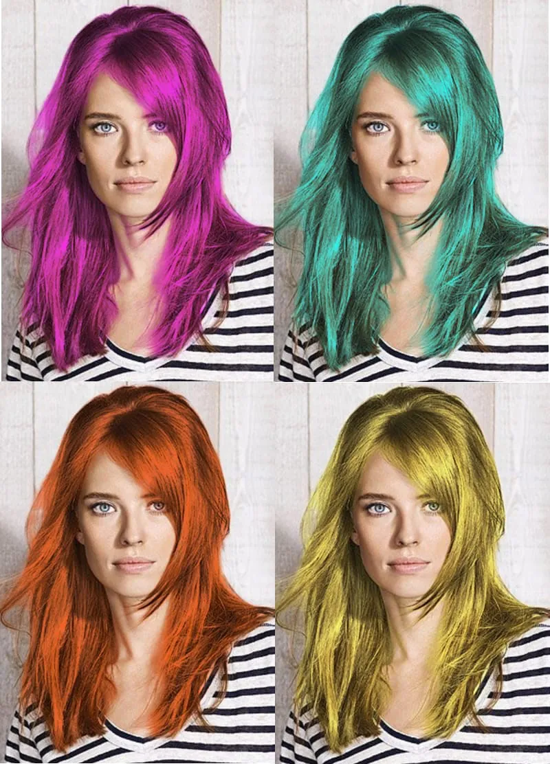 Auto hair color changer