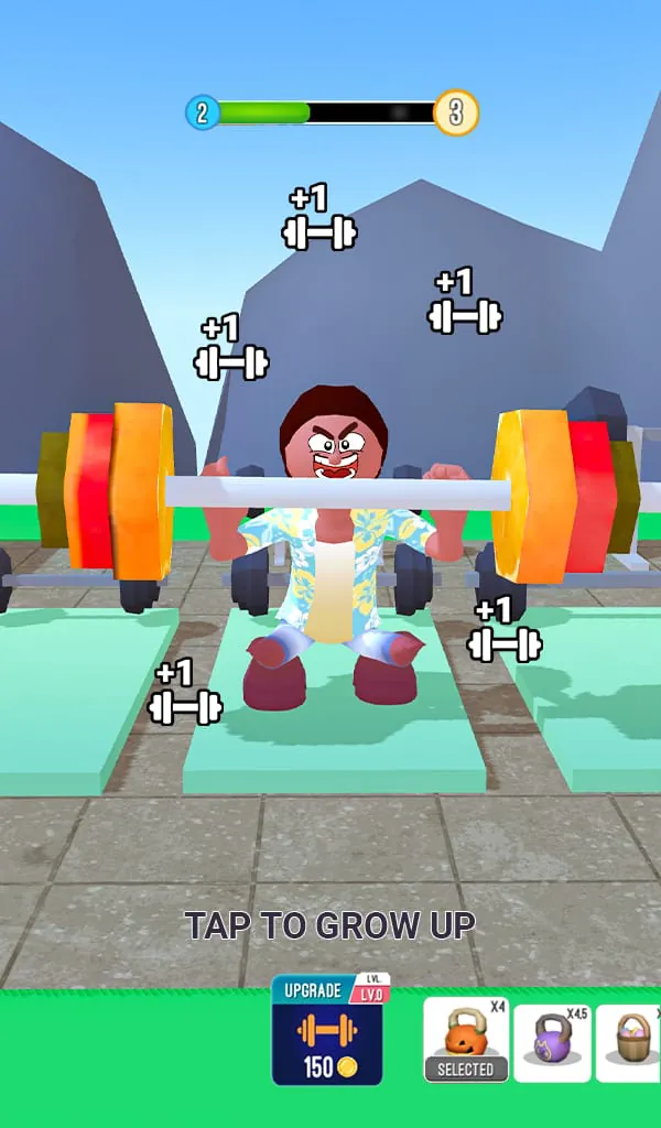 Gym Workout Clicker: Muscle Up