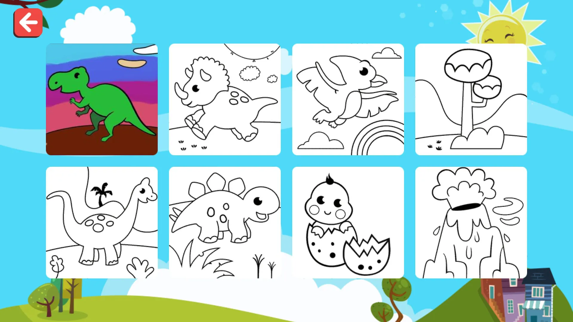 Finger Paint Coloring Book