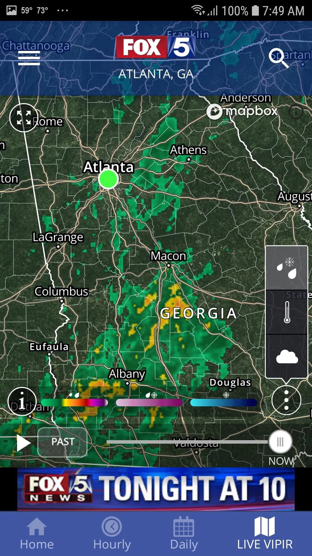 FOX 5 Storm Team Weather Radar