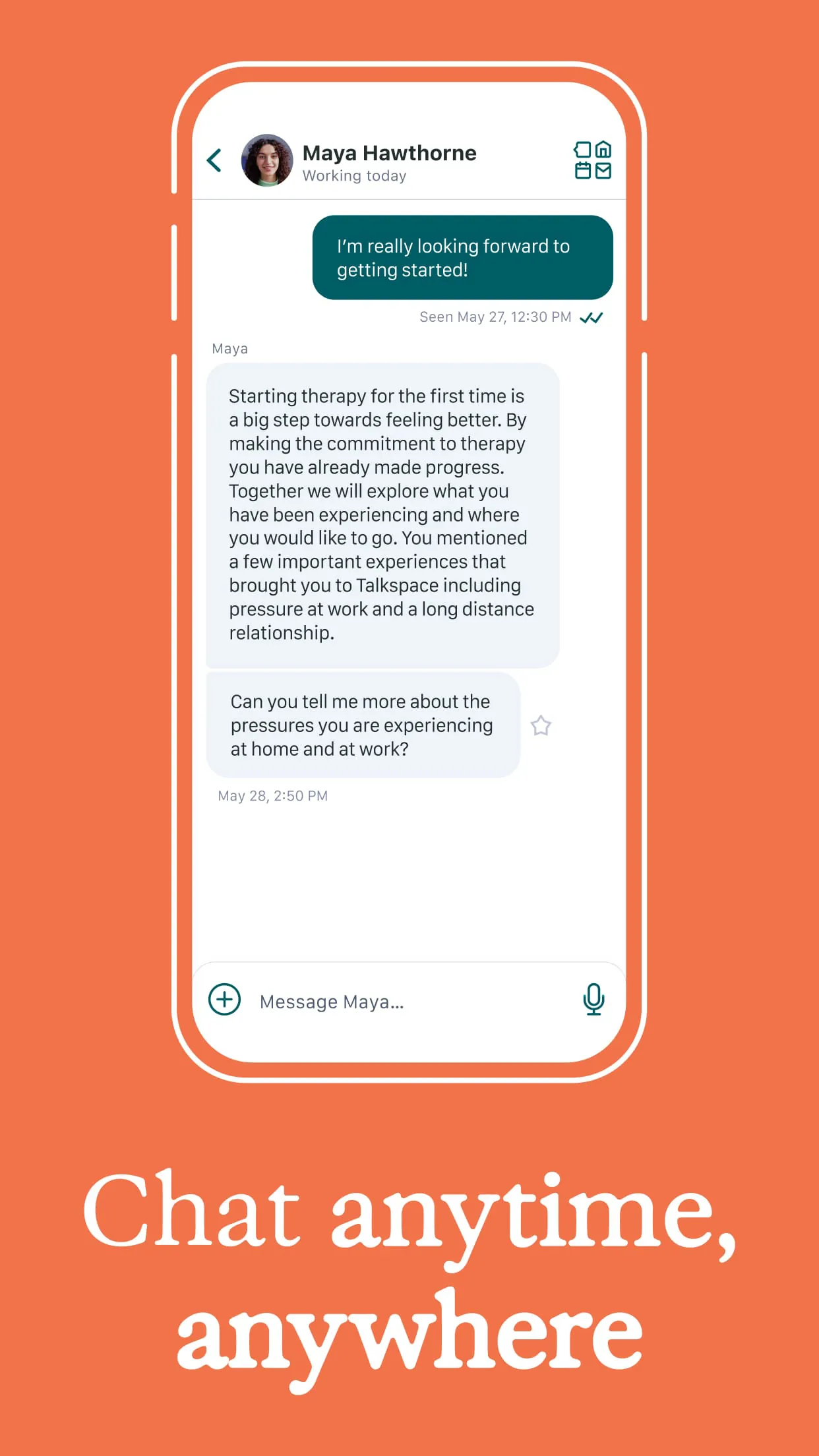 Talkspace Therapy & Counseling