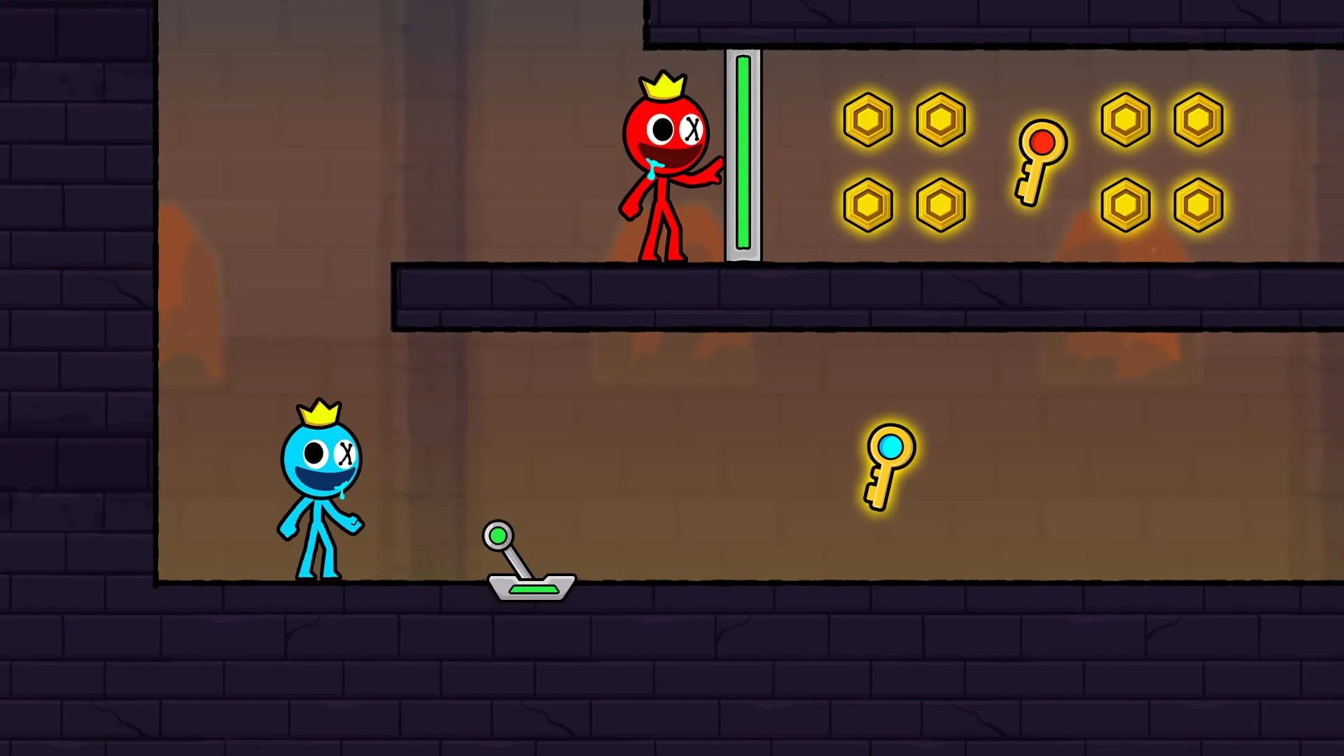 Red and Blue Stick: Animation