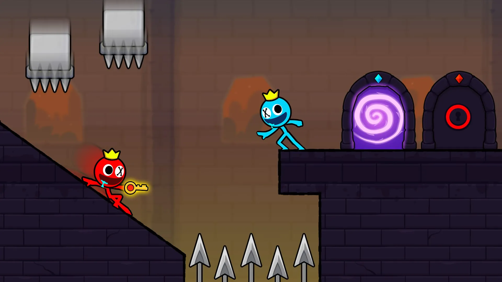 Red and Blue Stick: Animation