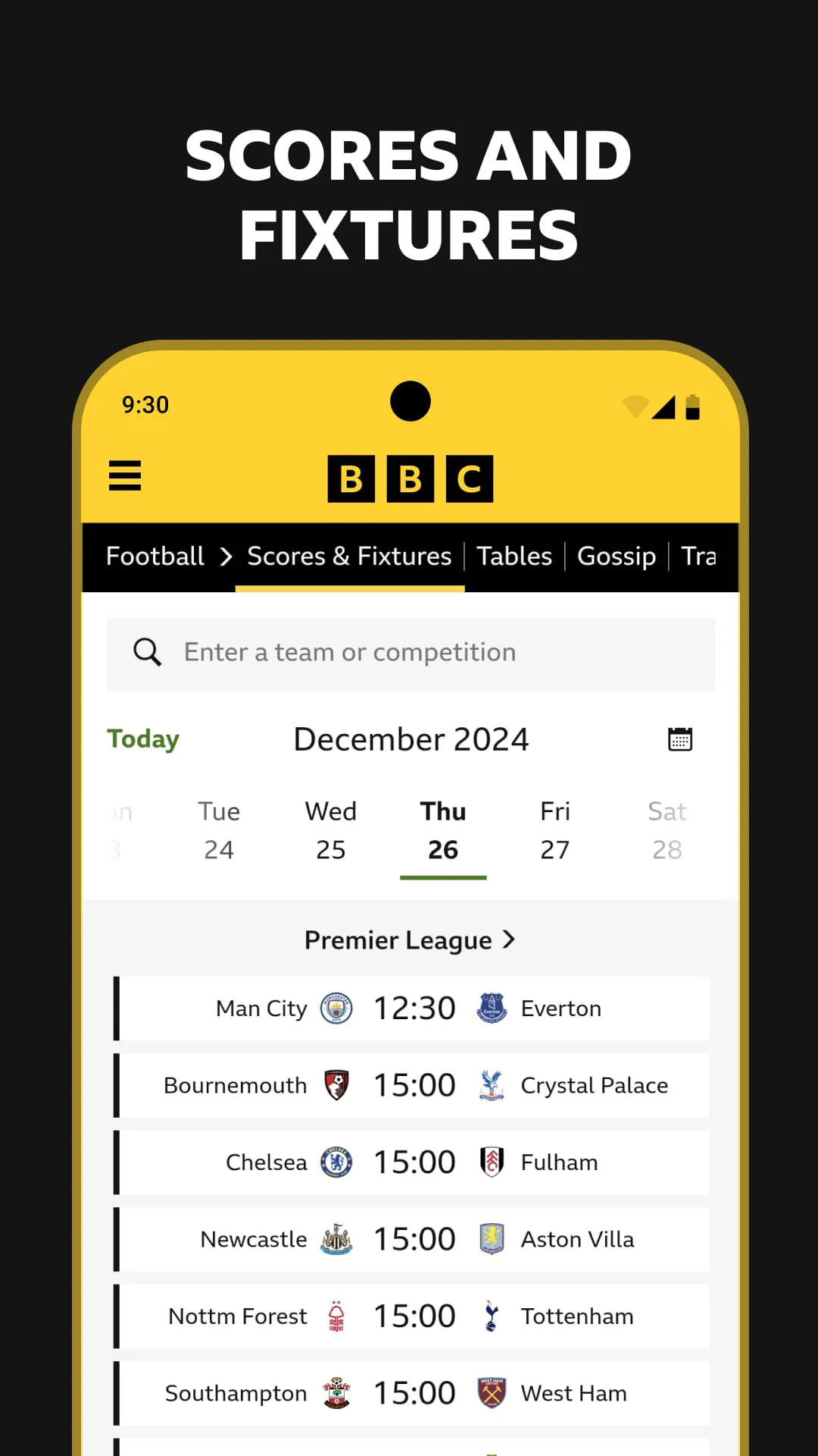 BBC Sport - News & Live Scores