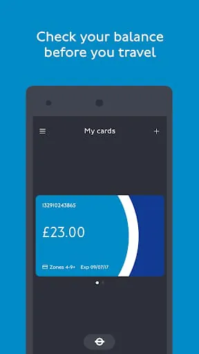 TfL Oyster and contactless
