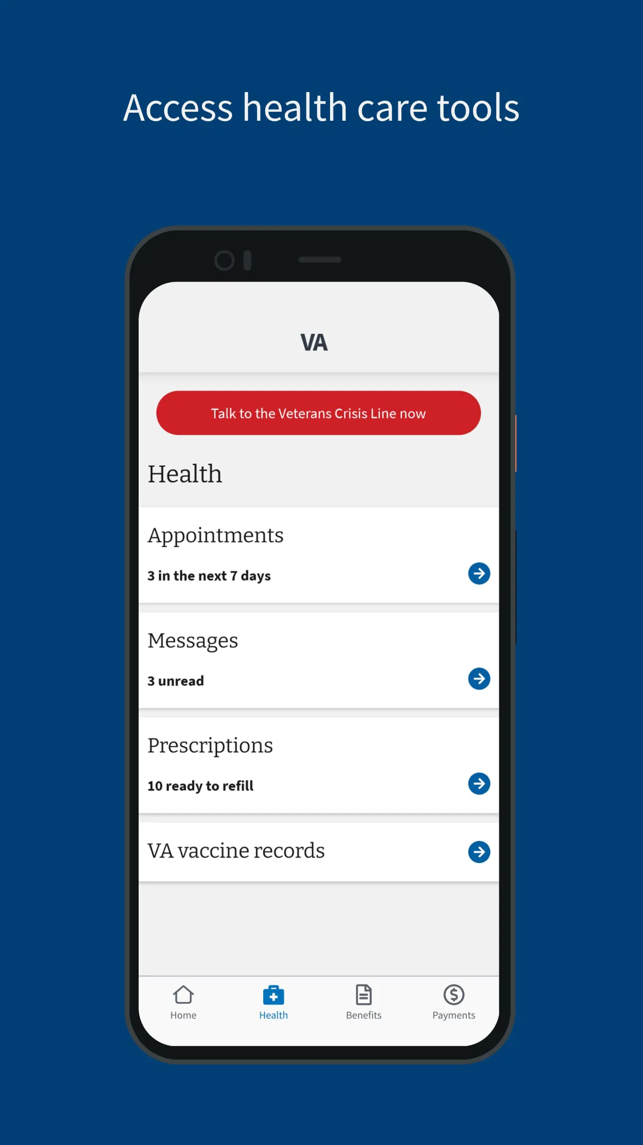 VA: Health and Benefits