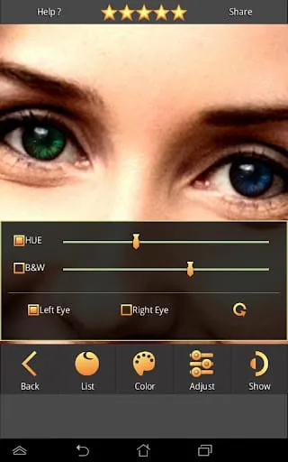 FoxEyes - Change Eye Color