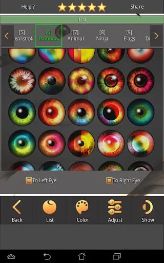 FoxEyes - Change Eye Color