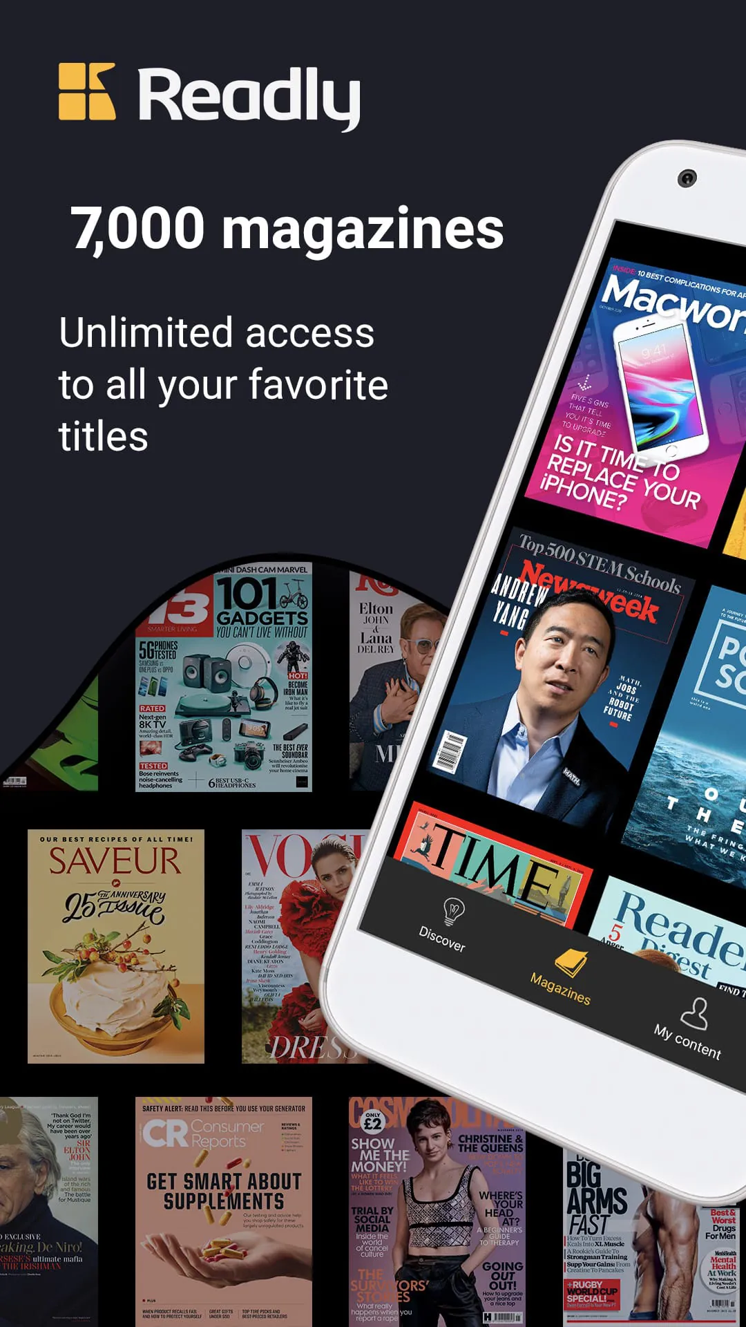 Readly Magazines & Newspapers