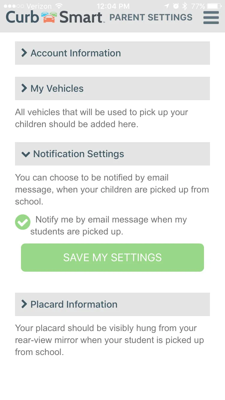 CurbSmart Parent