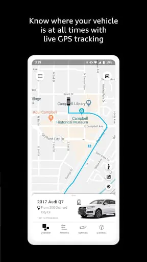 Motion for Audi connect