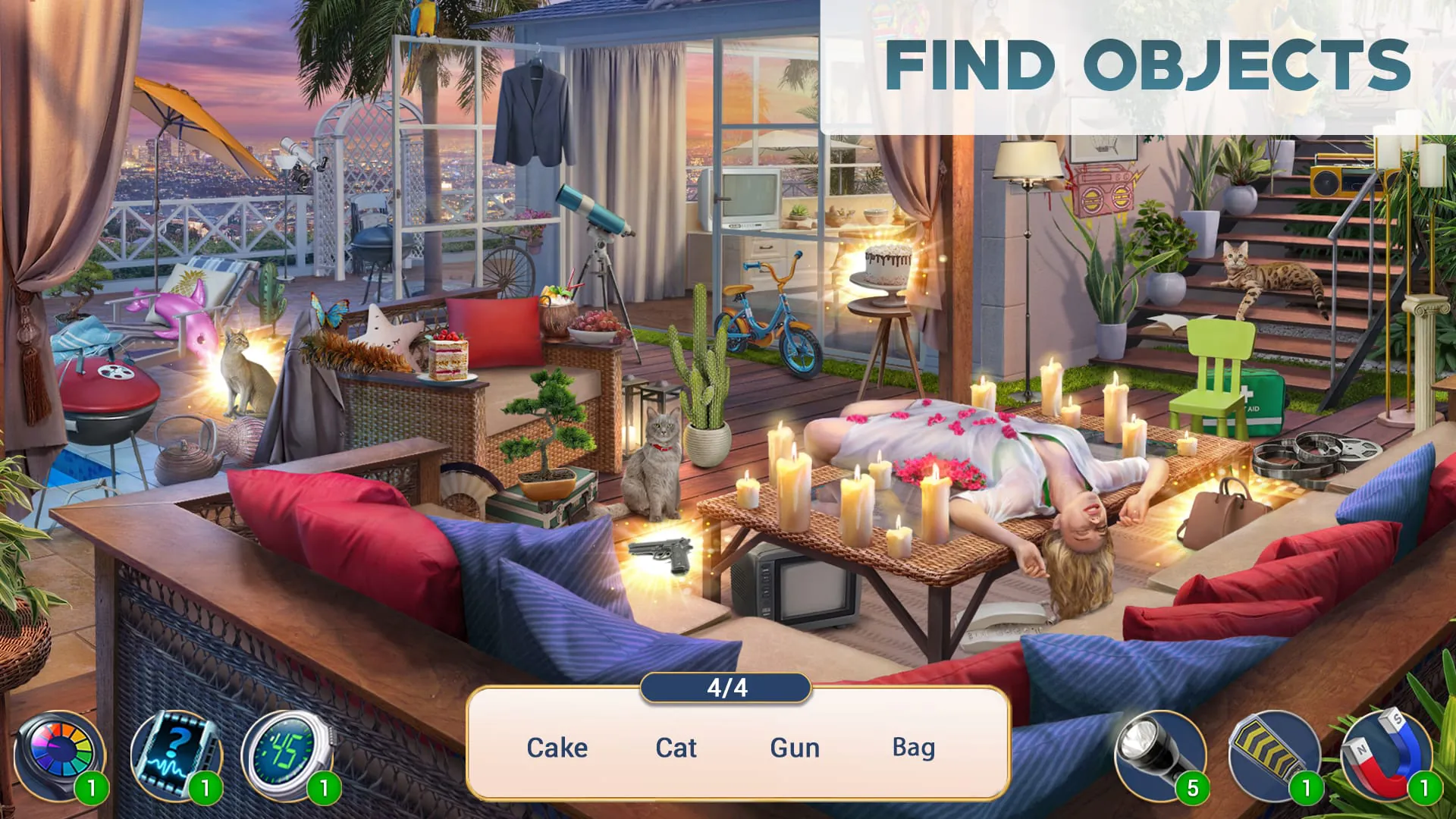 Crime Mysteries: Find objects