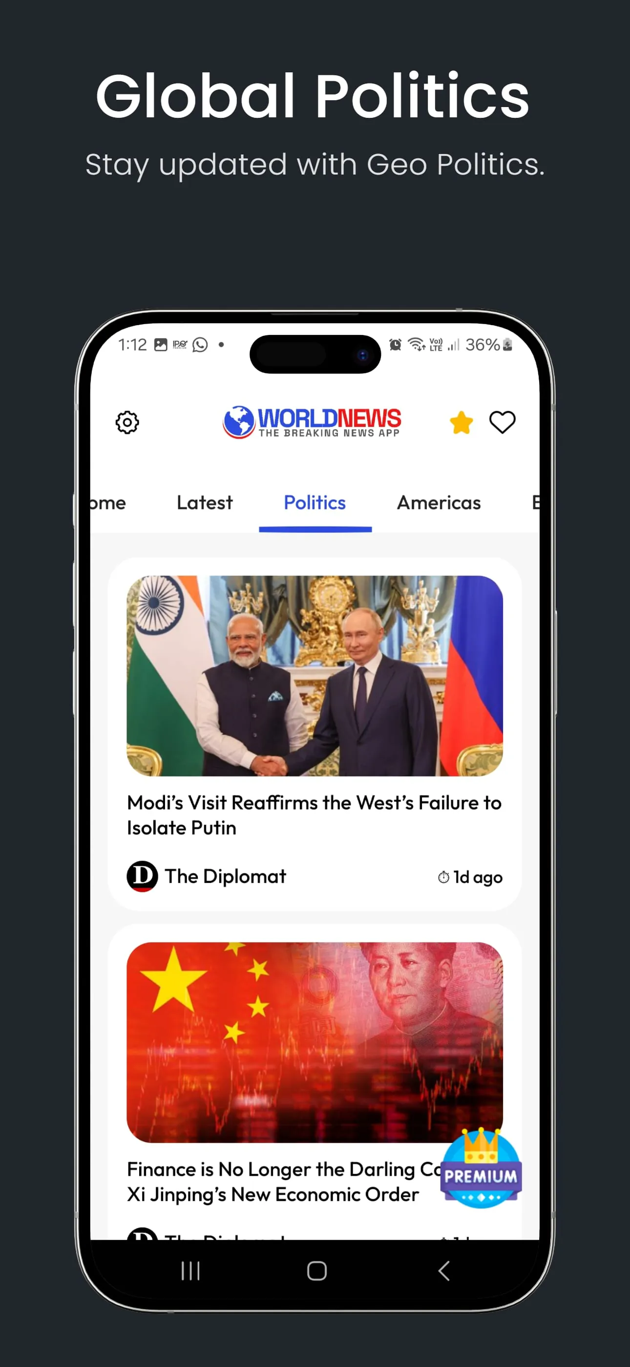 World News: Breaking News App